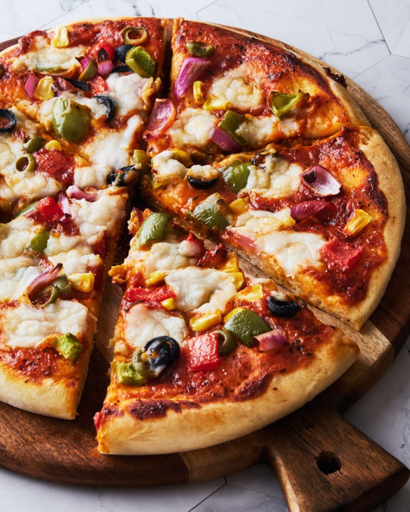 Vegan Pizza Recipe RIDICULOUSLY EASY Pizza In 25 Min.